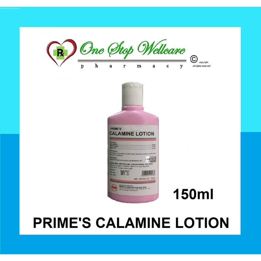 PRIME'S CALAMINE LOTION 150ML (EXP01/2024) Shopee Malaysia