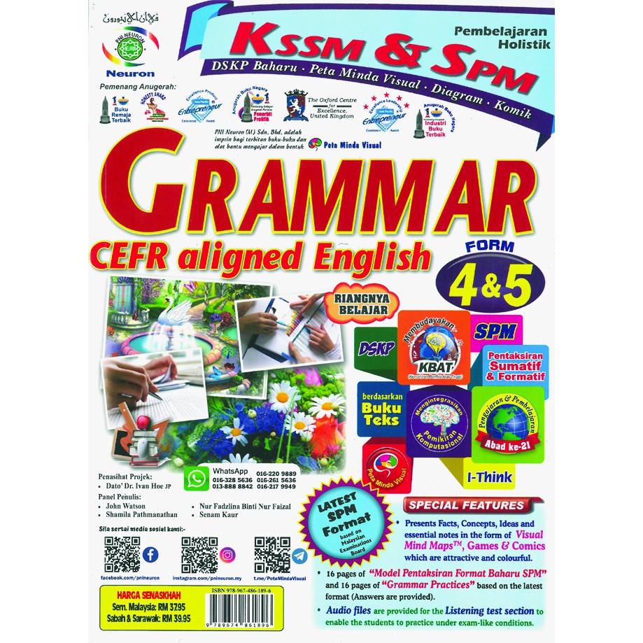 Form 4 & 5 Grammar CEFR aligned English | Shopee Malaysia