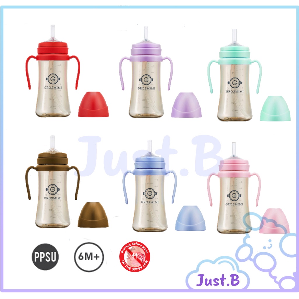 Grosmimi PPSU Straw Cup (300ml) Shopee Malaysia