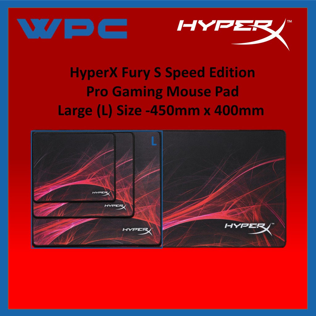 HyperX FURY S Speed Edition Pro Gaming Mouse Pad (Large) 450mm x 400mm ...
