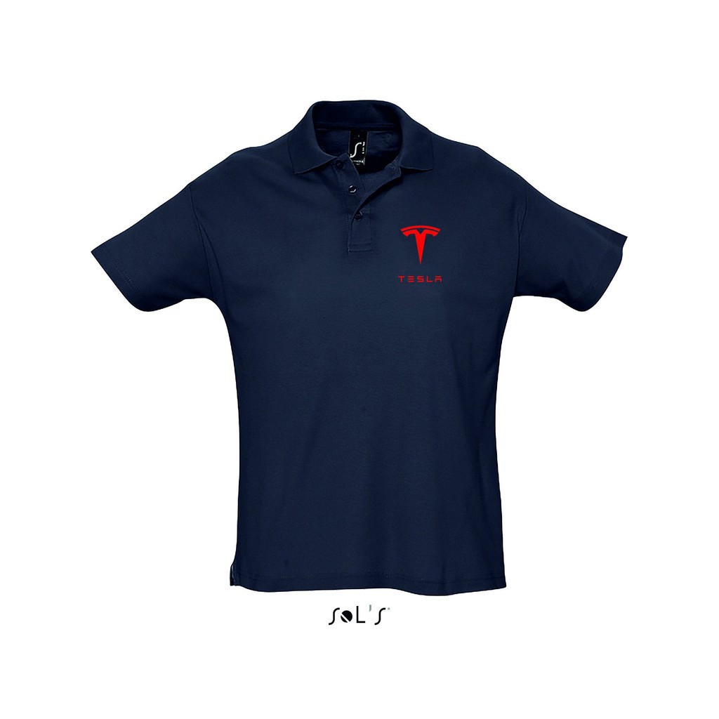 tesla polo shirt