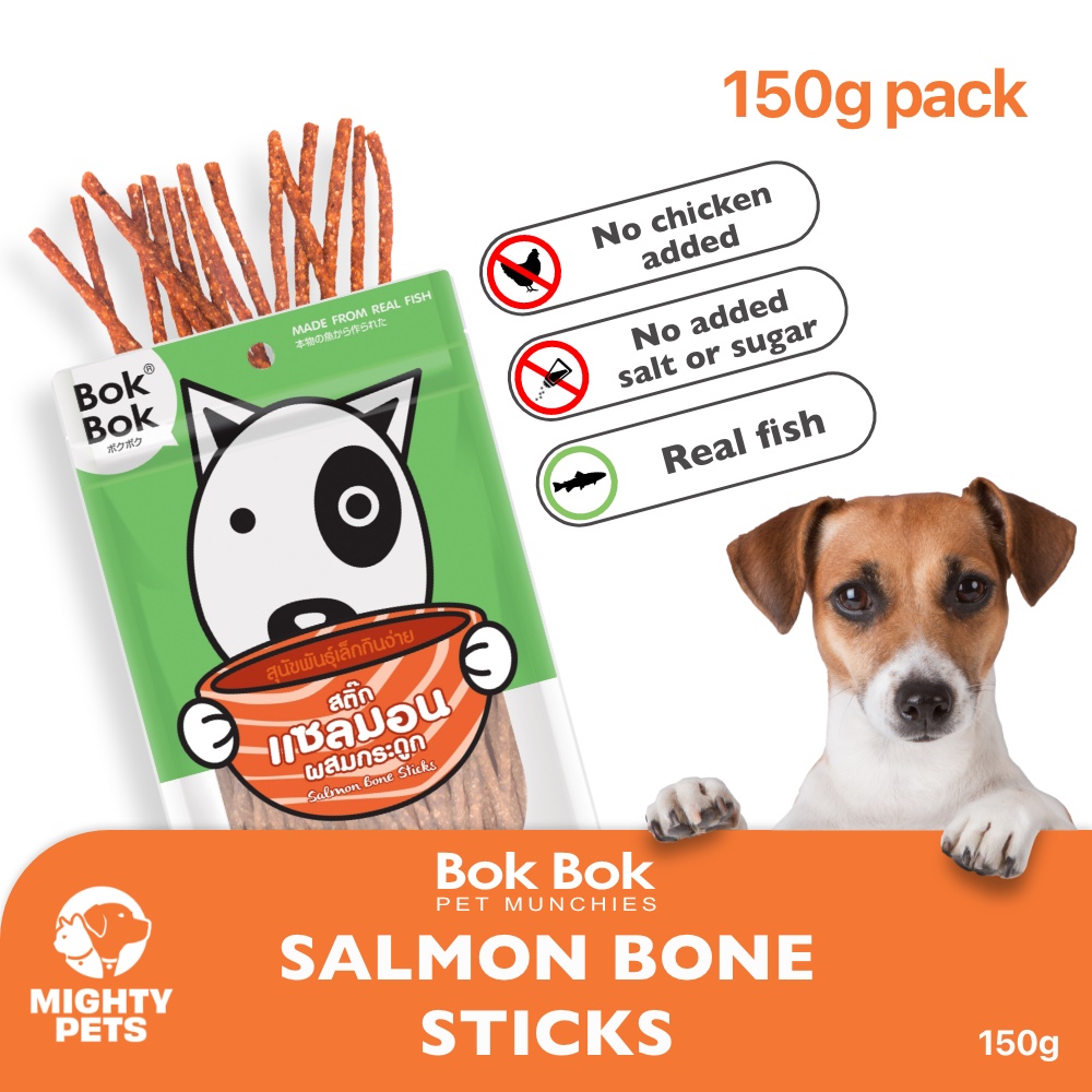 Bok Bok Real Fish Dog Treats 150g - Salmon/Tuna/2 in 1 | Shopee Malaysia