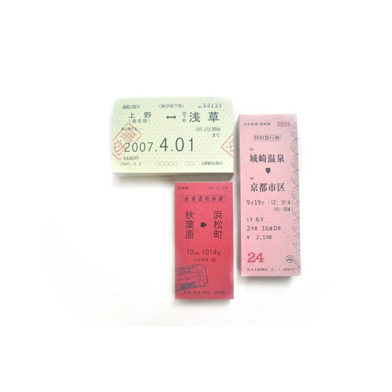 Japan Transport Ticket v2 Paper Ephemera, Notepad