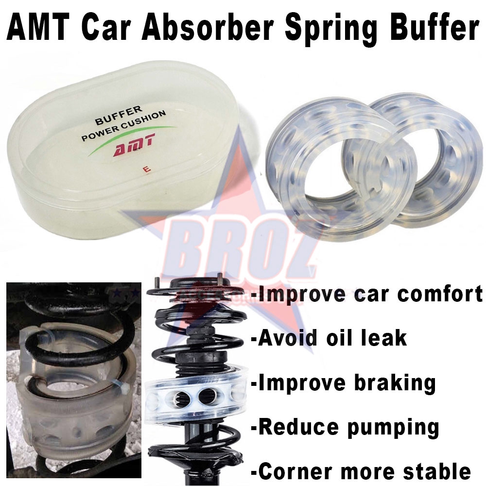 AMT Transparent Silicon Coil Spring Cushion Buffer Size A Size B Size