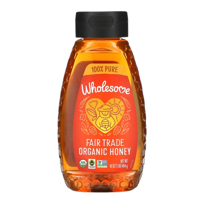 Wholesome, Fair Trade Organic Honey, 16 oz (454 g), US Grade A Honey