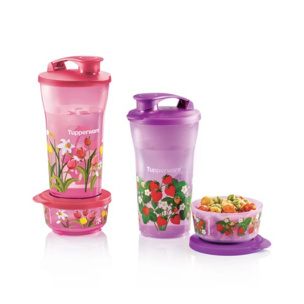 Tupperware Quench and Snack Set