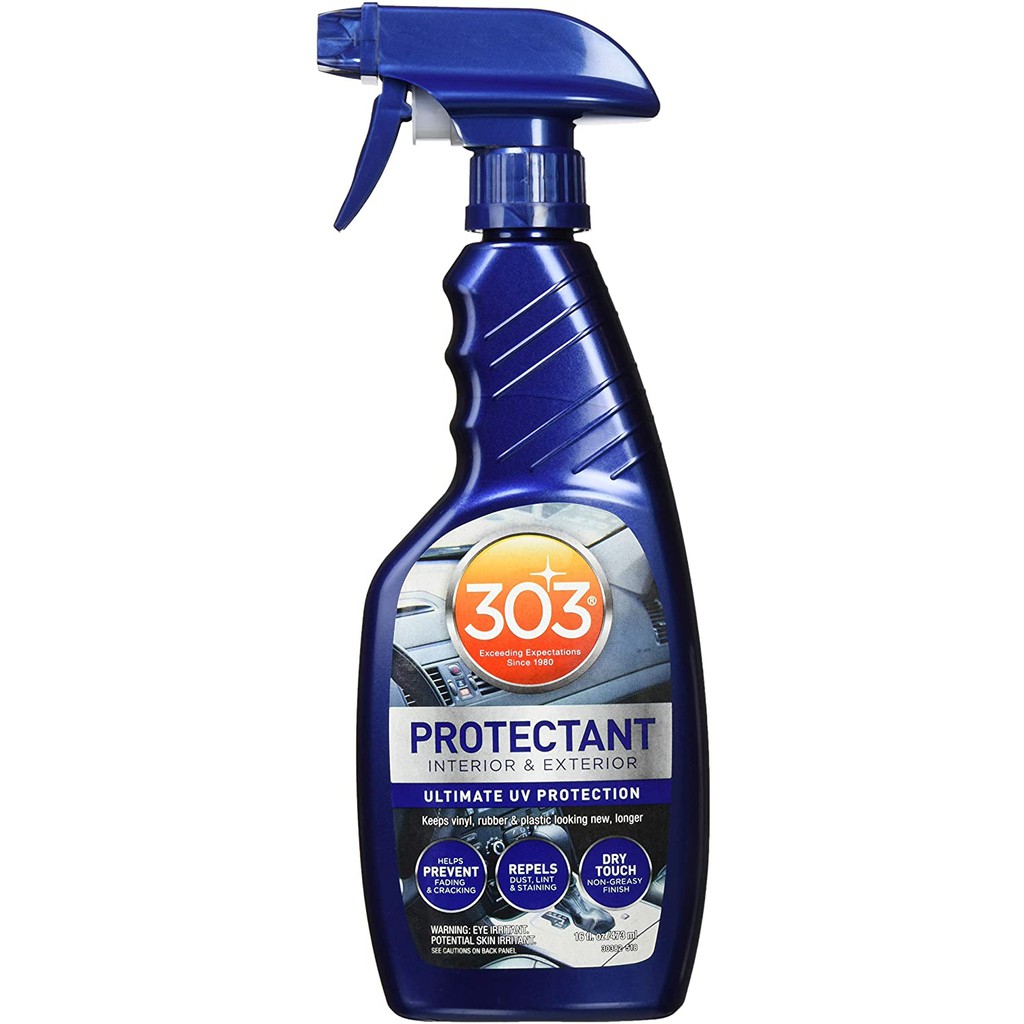 303 Interior Exterior Plastic Vinyl Rubber UV Protectant Spray (473ml