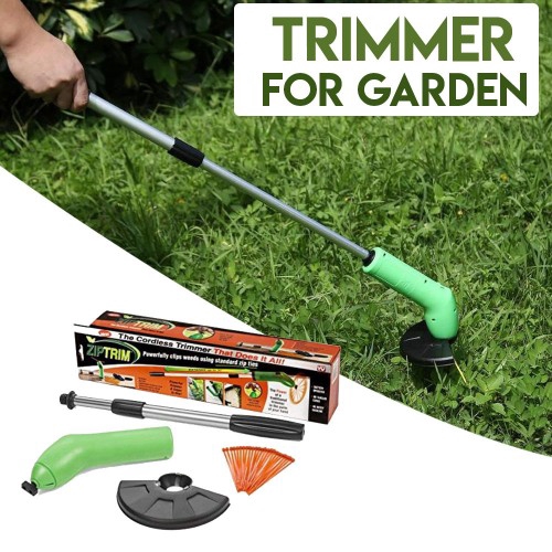 strimmer using cable ties