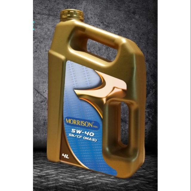 Morrison 5w40 Fully Synthetic Engine Oil Shopee Malaysia