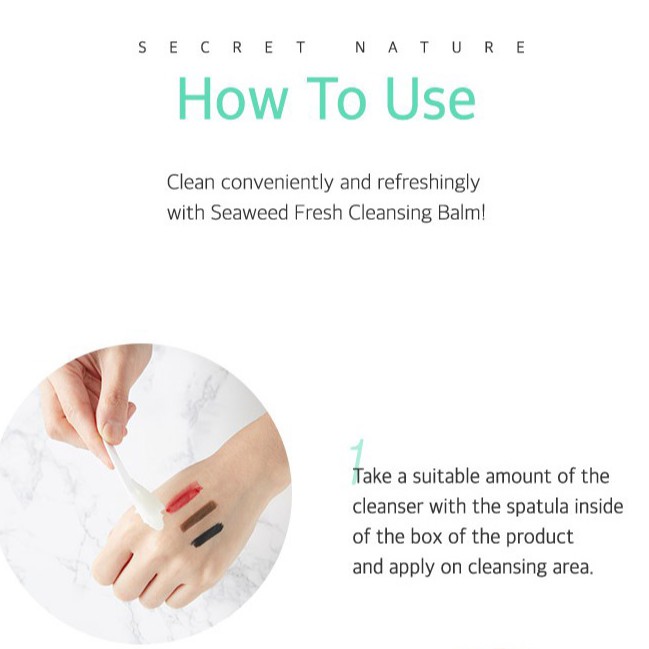 secret nature cleansing balm