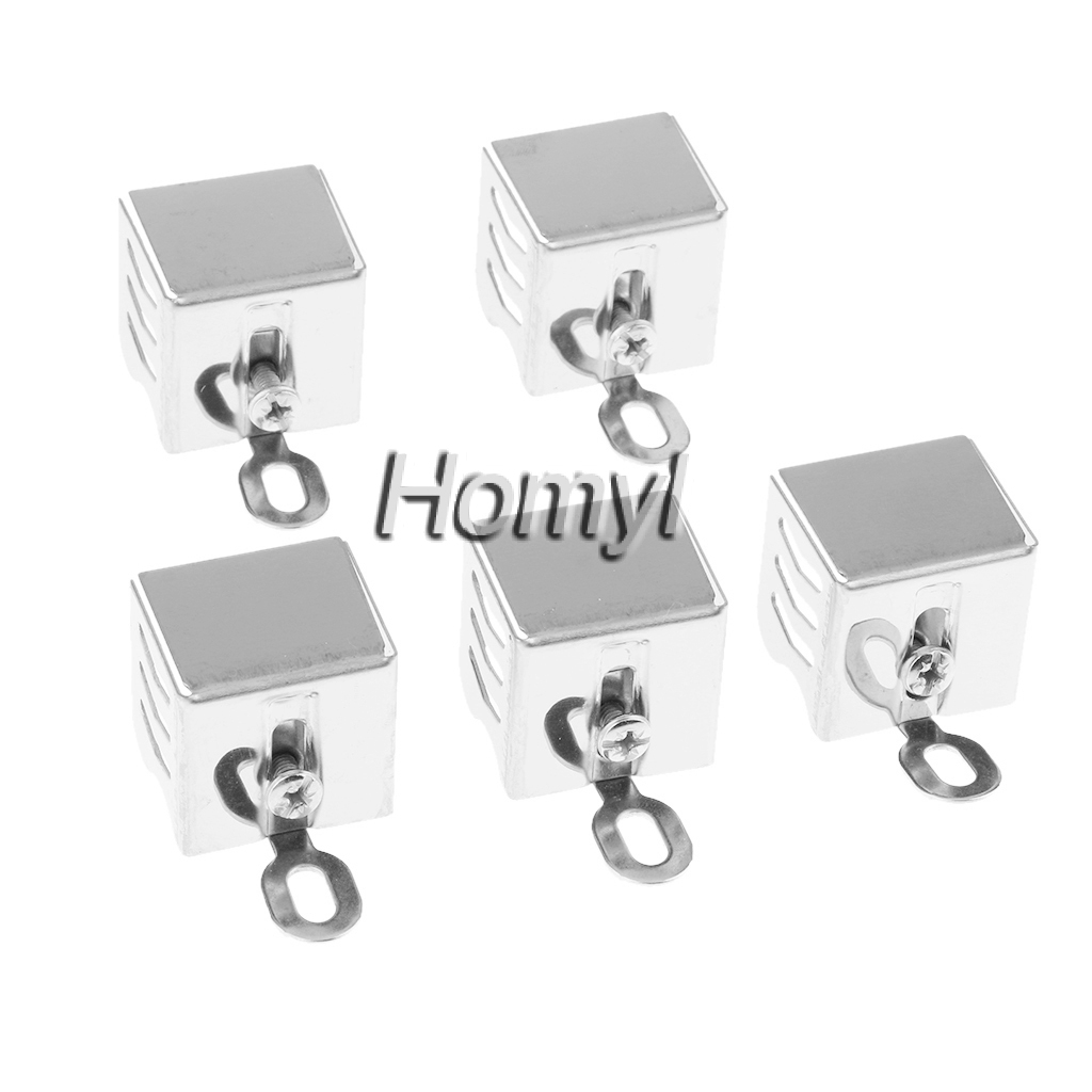 Homyl 5pieces Bay Corner Joint Elbow For 26mm Or 28mm Dia Curtain