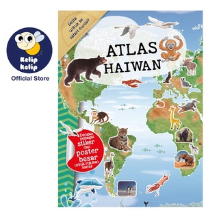 Atlas Lautan Buku Aktiviti Fakta Menarik Ilustrasi Hebat Gambar Menakjubkan Stiker Haiwan Poster Besar Shopee Malaysia