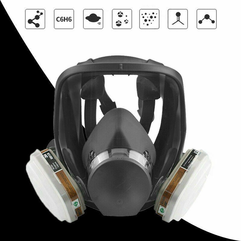 Download Full Face Vapour Gas Dust Mask Respirator For 3m 6800 Spray Paint Masks 7 In 1 Shopee Malaysia PSD Mockup Templates