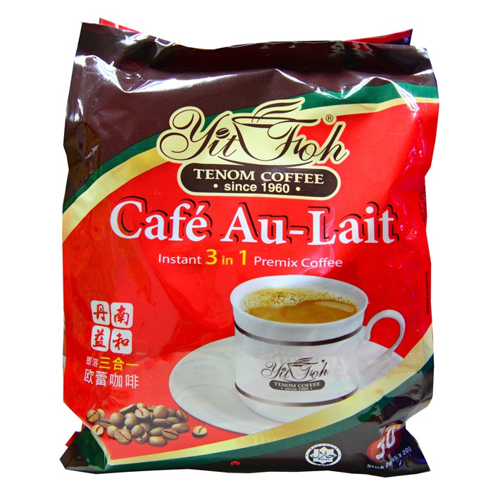 Yit Foh Tenom Coffee 3 in 1 – Café Au-Lait Premix Coffee