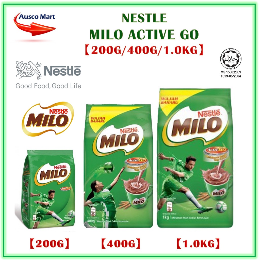 Nestle Milo Active Go 200g & 400g 