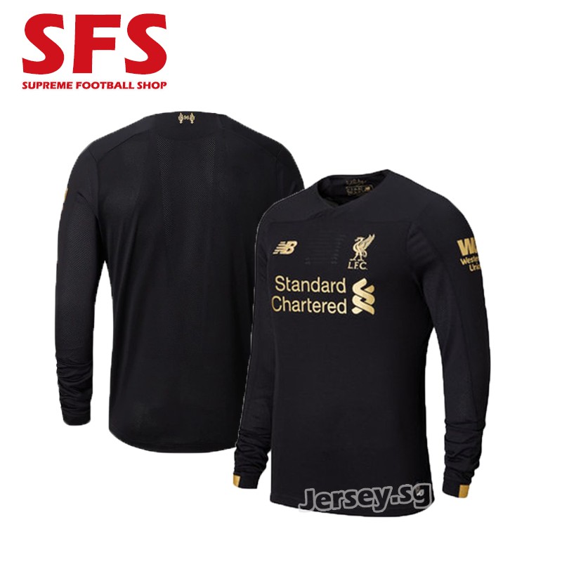 liverpool black goalkeeper top