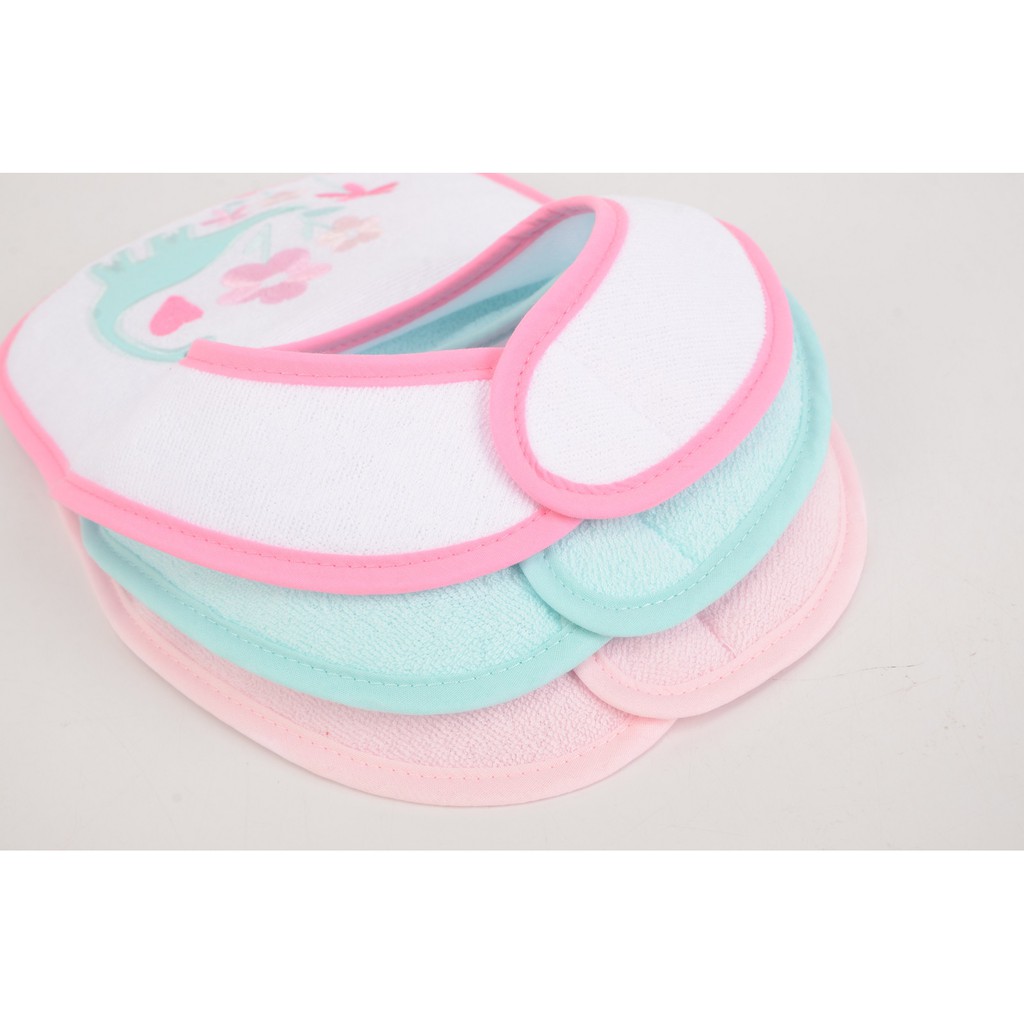 Luvable Friends Emb Bib With Polyfill (3's/Pack) 01794 | Shopee Malaysia