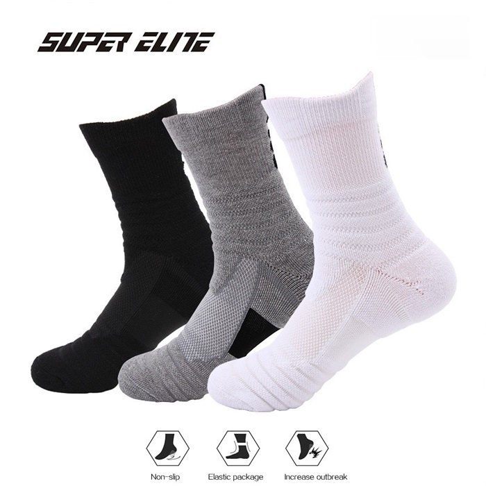 Stokin sukan Super Elite Premium Middle Cut Compression Sports Socks ...