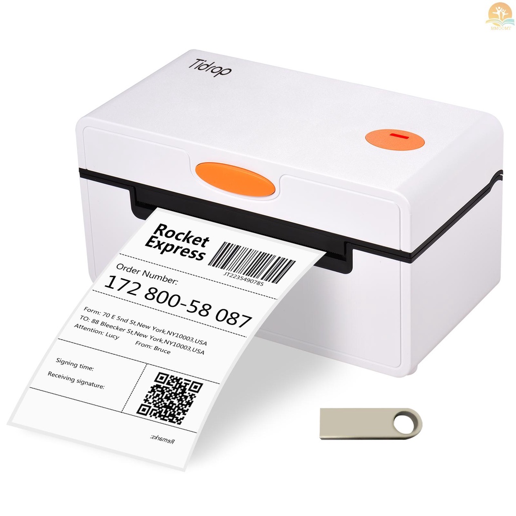 Tidrop Thermal Shipping Label Printer 4x6 Label Printer 180mm/s High ...