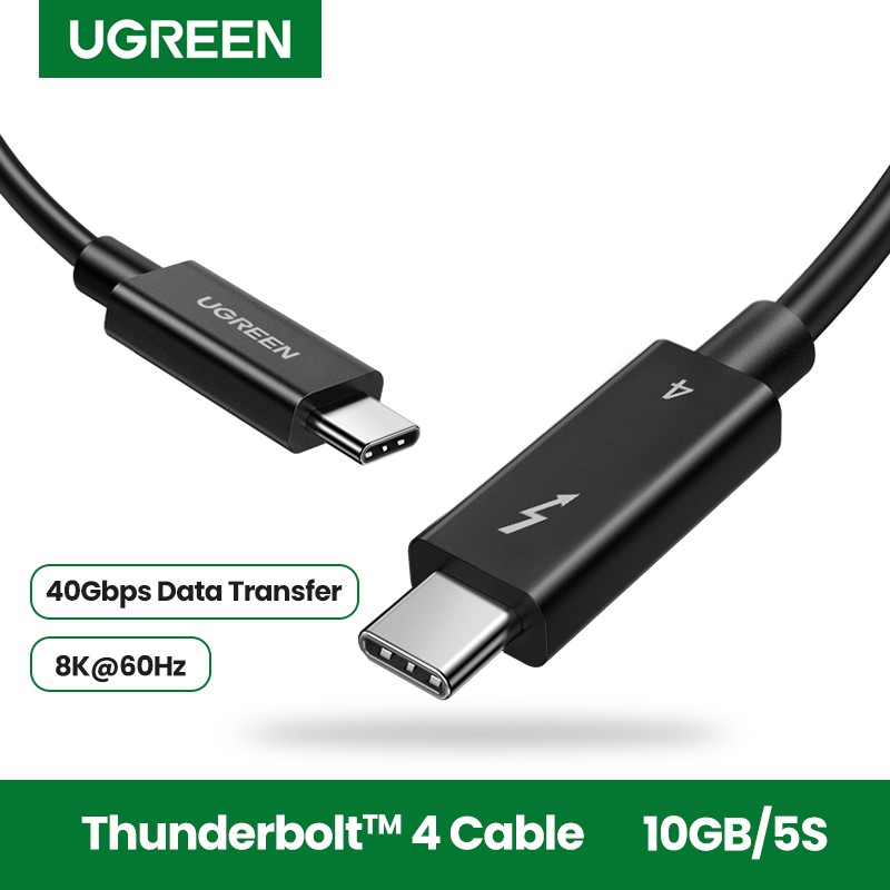 Ugreen USB C Cable PD 100W 8K/60Hz Thunderbolt 4 USB C to USB C 40Gbps ...