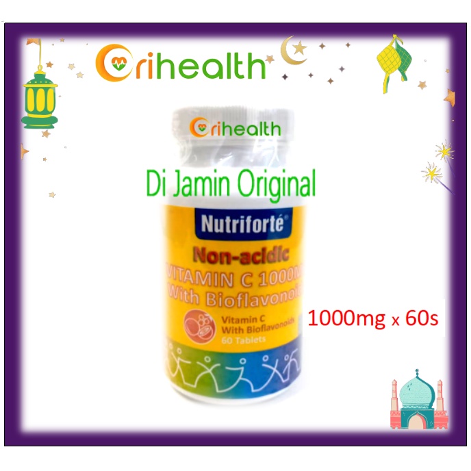 NUTRIFORTE INCREASE IMMUNITY NonAcidic Vitamin C 1000 mg with