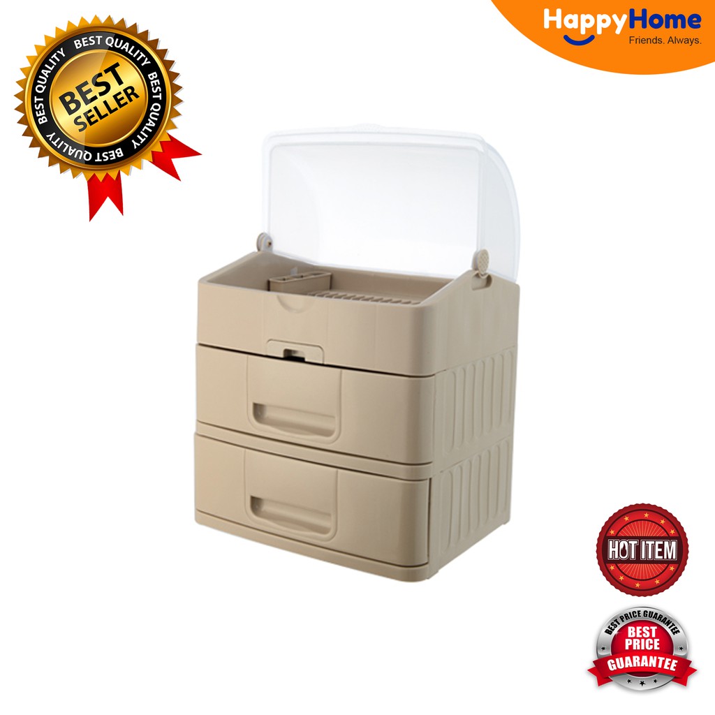 12416 DISH DRAINER 6880/2 WITH DRAWERS & COVER HYGIENE DISH DRYING RACK