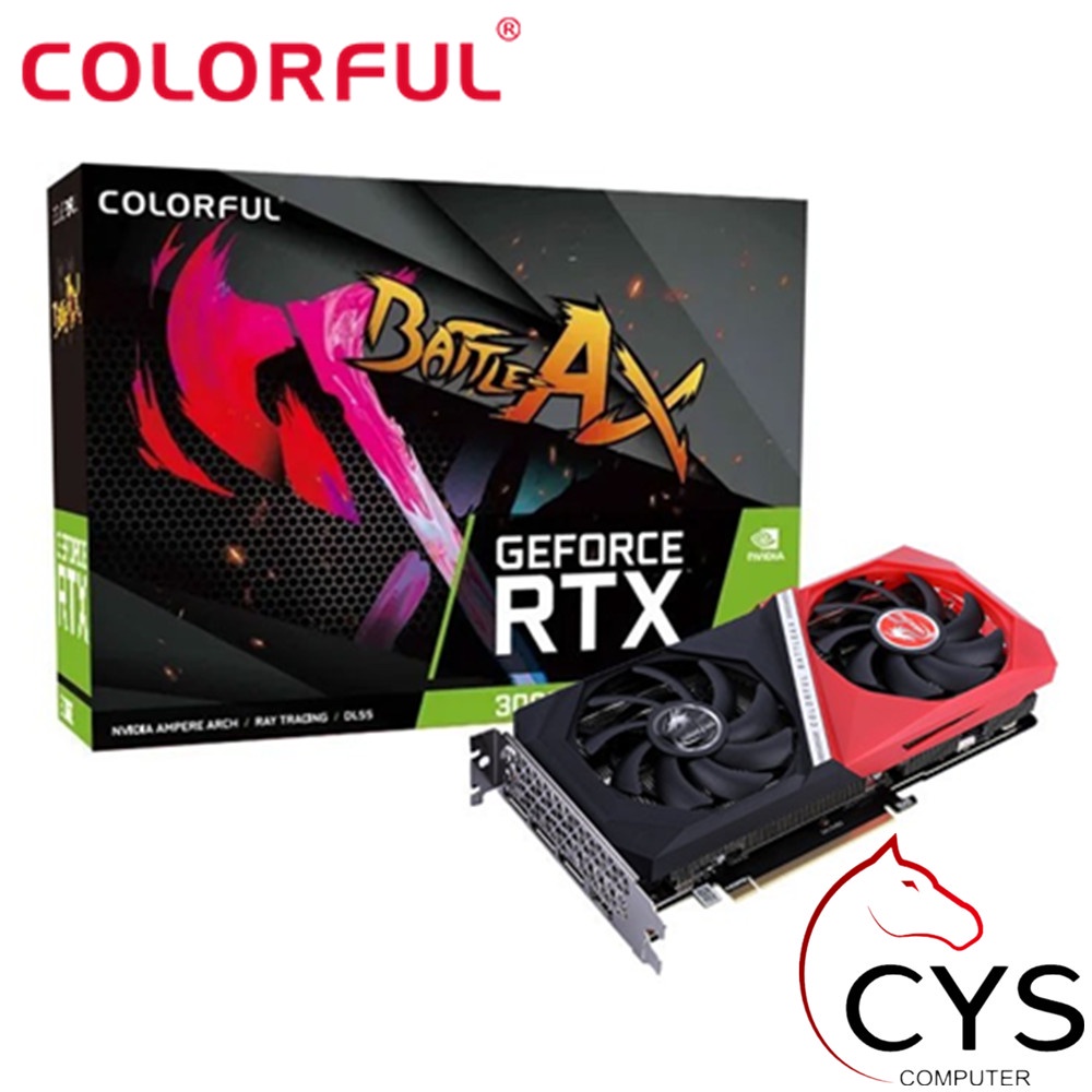 COLORFUL GEFORCE RTX 3050 BATTLE AX NB DUO 8G-V 8GB GDDR6 128BIT ...