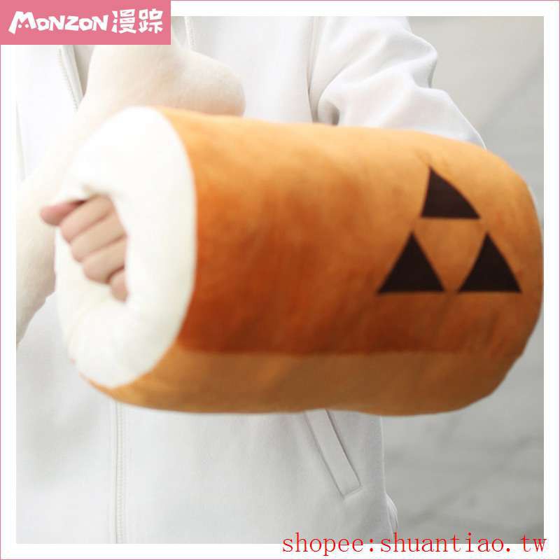 Monster Hunter Barbecue Plush Bone Pillow Warm Handkerchief Nap