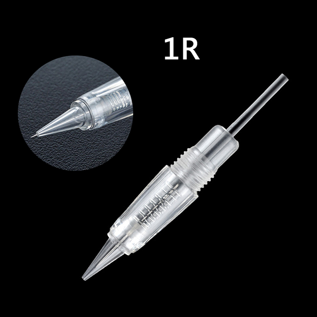 螺口纹绣针Disposable Eyebrow Tattoo Needles Screw Permanent Makeup Cartridge Needles for PMU Microblading Machine