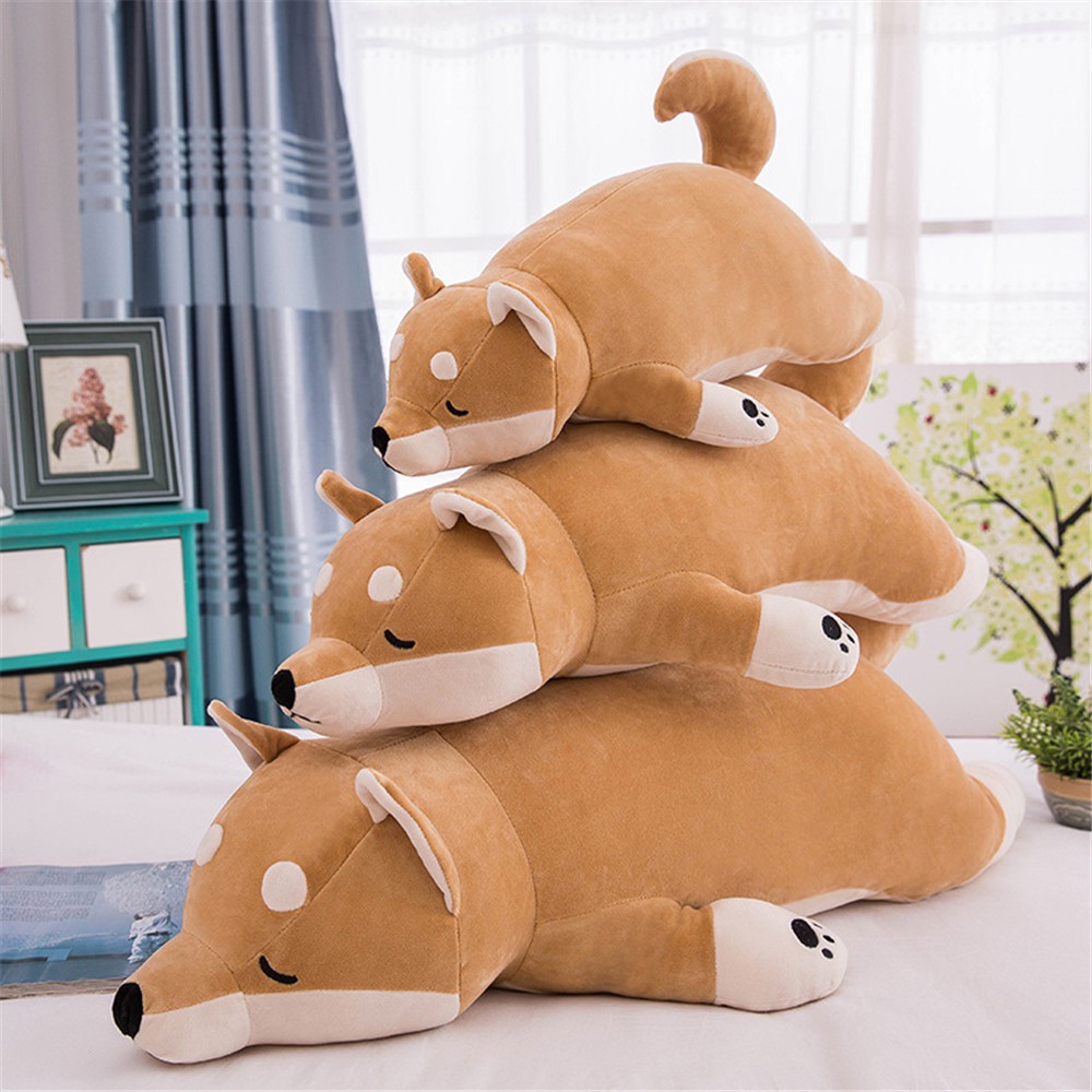 Cute Super Soft Fat Shiba Inu Dog Cushion Shiba Dog Animal Plush Toys 