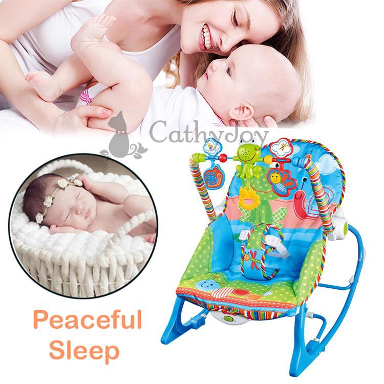Joy Infant To Toddler Fast Sleep Rocker Chair Baby Music Swing