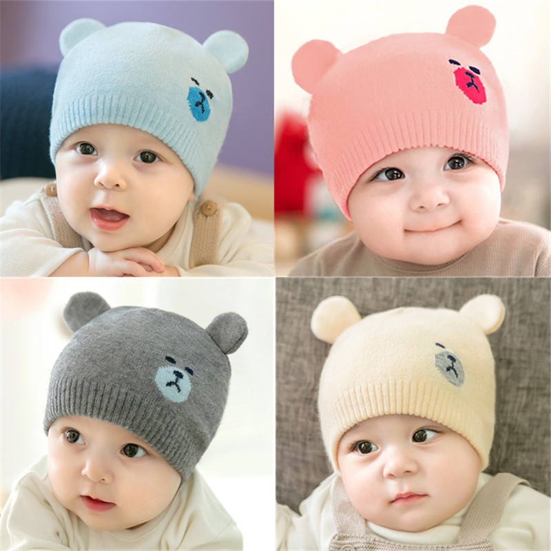 infant hat and scarf
