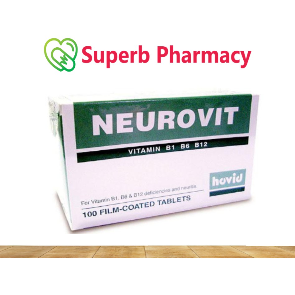 Hovid Neurovit Vitamin B1 B6 B12 (100'S) Shopee Malaysia