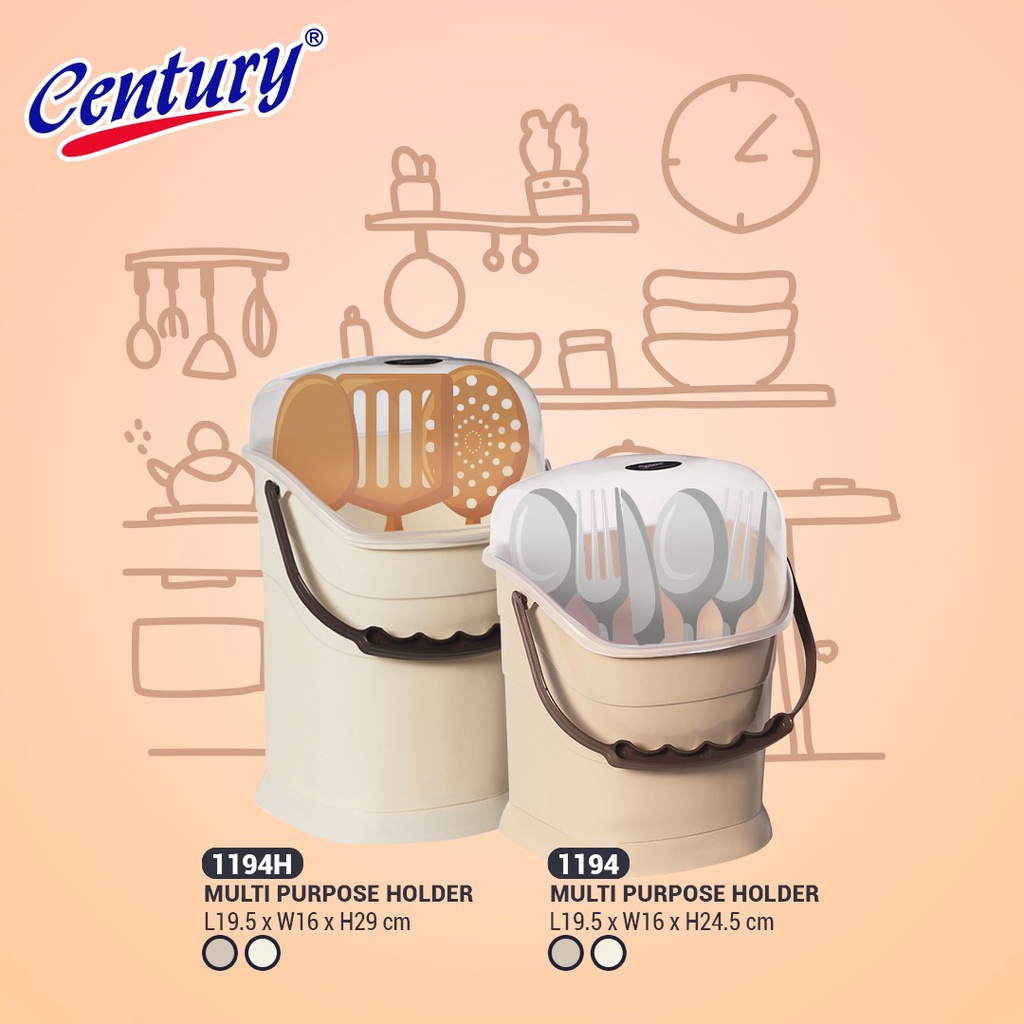 Century Multi Purpose Holder 1194 1194H Spoon Holder Bekas Sudu Senduk