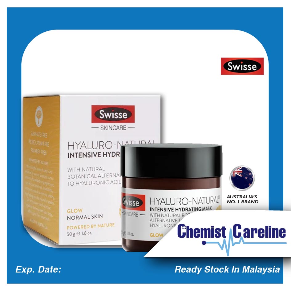 [100 Authentic] Swisse HyaluroNatural Intensive Hydrating Mask (50g) Shopee Malaysia