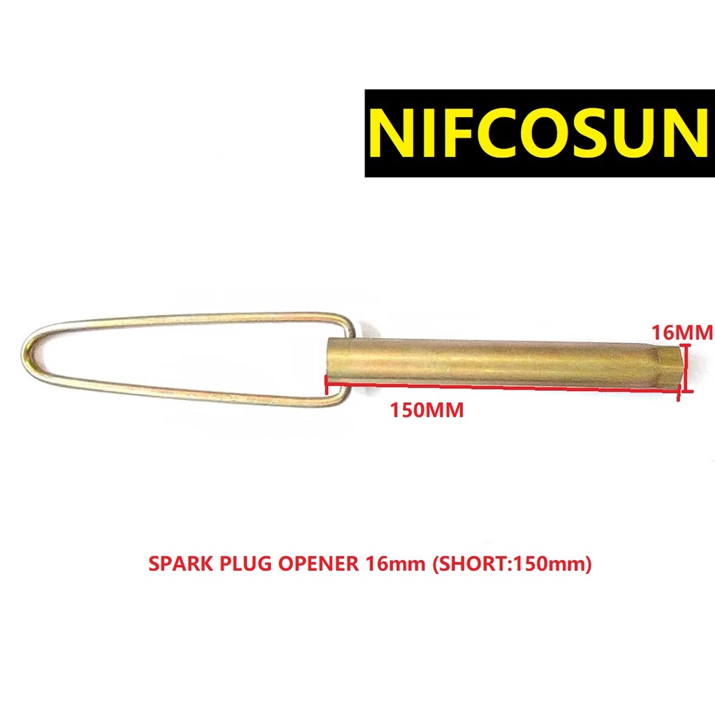 [READY STOCK] SPARK PLUG OPENER 16mm (SHORT150mm) Shopee Malaysia