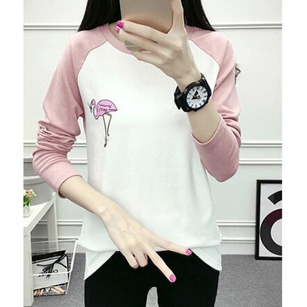 T Shirt Wanita Baju Lengan Panjang Shopee Malaysia