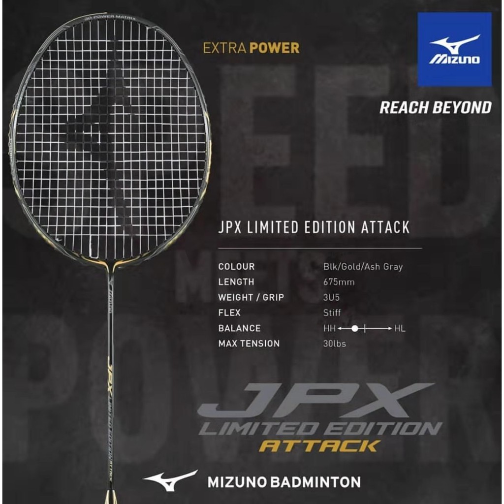 mizuno badminton jpx limited edition