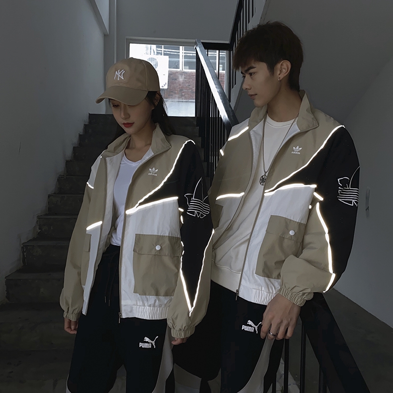 adidas men's reflective jacket