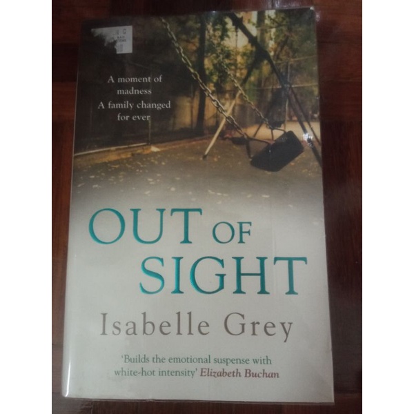 preloved second hand used English book English novel out of sight by