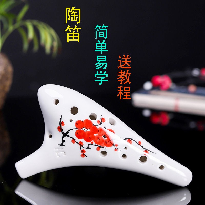 Ocarina~陶笛12孔初學入門AC中音C調專業演奏款學生成人女性男生星空樂器| Shopee Malaysia