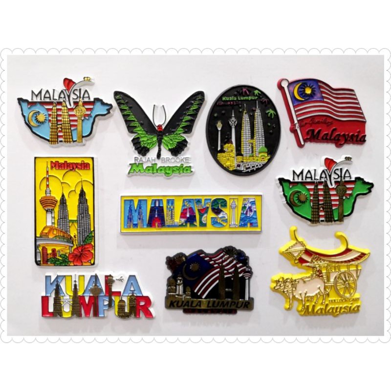 Malaysian Theme Fridge Magnet (fm) M'sia Cable Car (b) (pvc) 