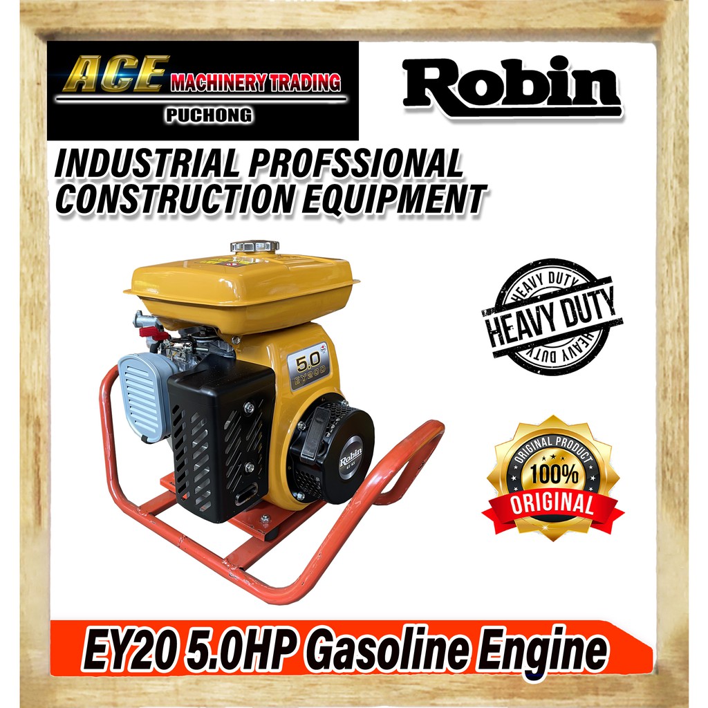 Robin Engine Ey20 Original Robin Engine Complete Petrol Engine Multi Purpose Petrol Engine Use Lawn Mower Concrete Mixer Shopee Malaysia