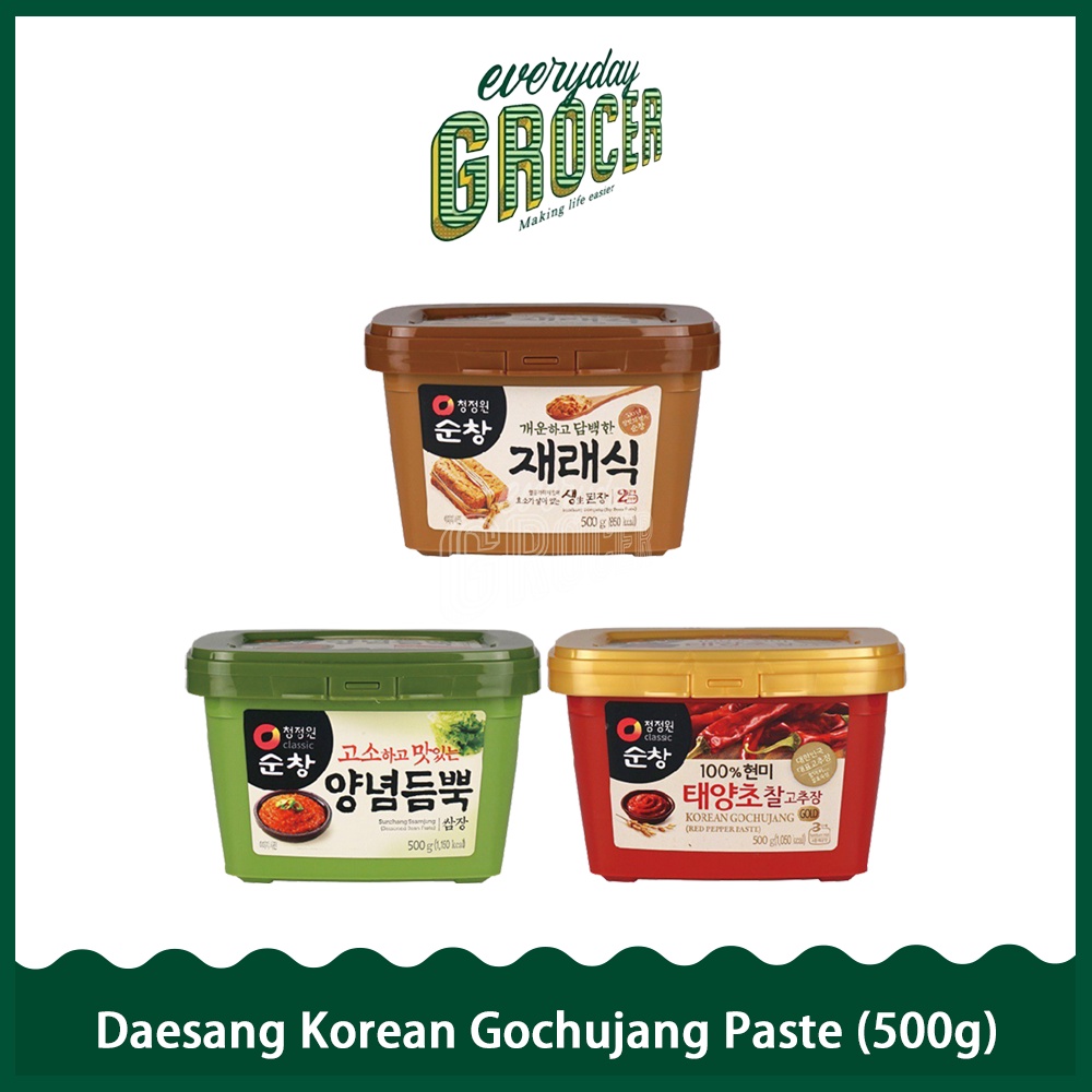 Korea Daesang Bean Paste G Soy Bean Hot Pepper Bean Mixed Soy Bean Shopee Malaysia