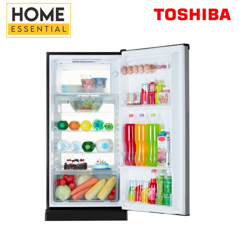 Buy Toshiba Single Door Refrigerator Fridge Non Inverter 181 6 L Gr S1 Ss Seetracker Malaysia