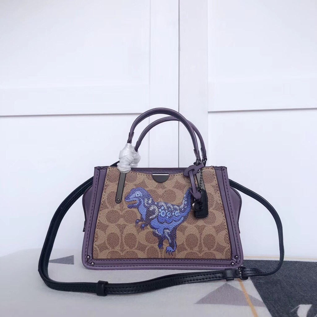 coach dinosaur tote bag