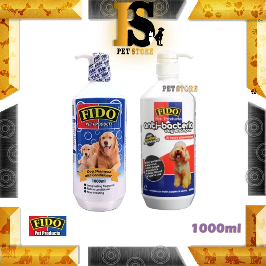 Fido AntiBacteria Dog Shampoo & Fido Dog Shampoo with Conditioner