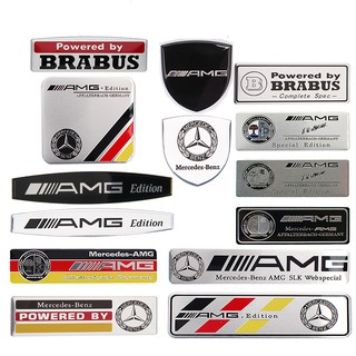 MERCEDES BENZ V8 BITURBO AMG FENDER EMBLEM LOGO  Shopee 