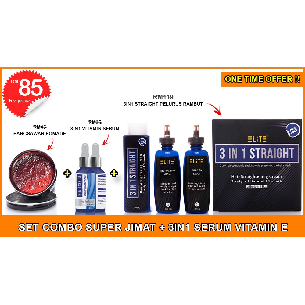 harga 3 in 1 straight hair