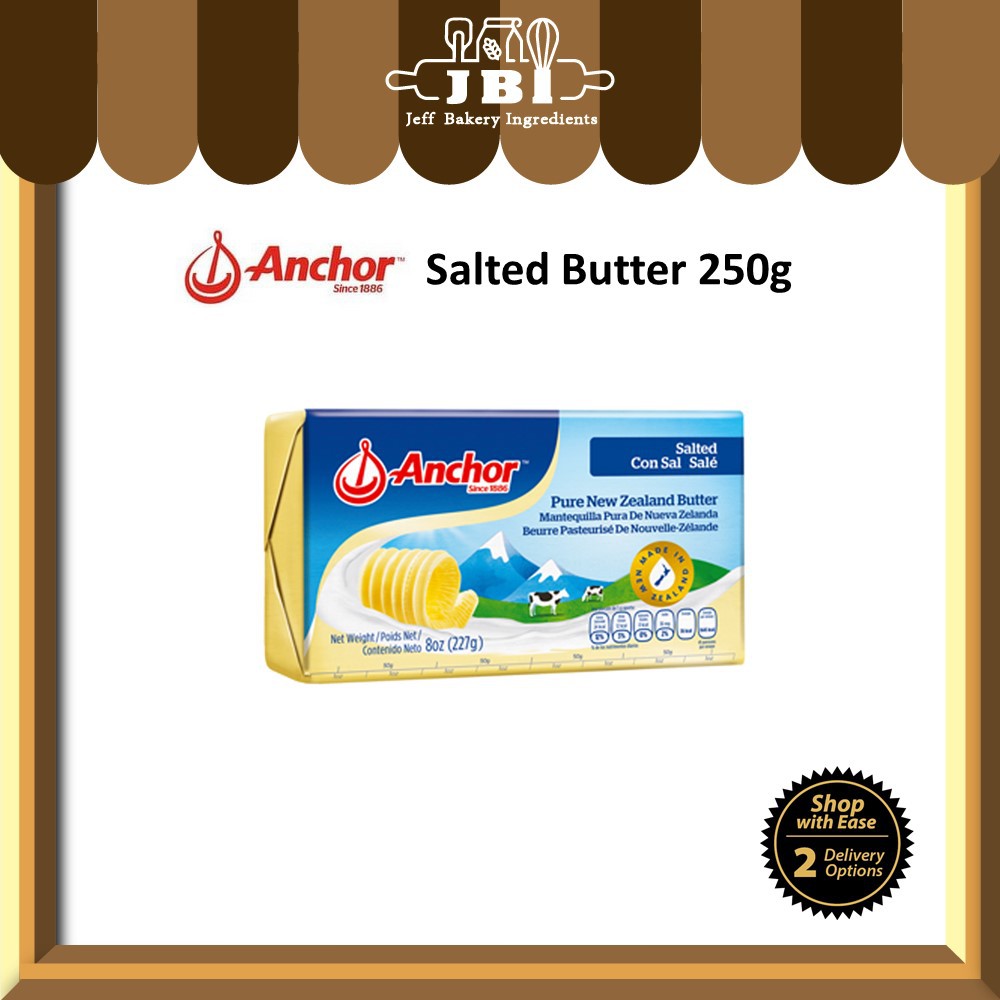 (RAYA PROMO) Anchor Salted Butter 250g SELF PICK UP OR LALAMOVE ONLY
